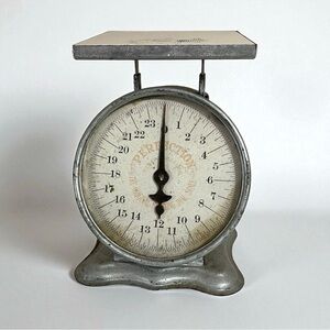 Vintage Perfection Slanting Dial Scale Antique Farmhouse Kitchen Decor